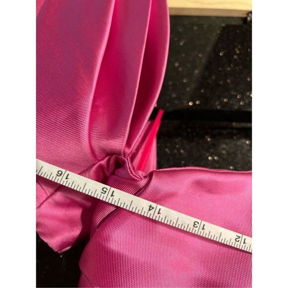 MOON RIVER OFF-SHOULDER PUFF SLEEVES MINI DRESS PINK date Cocktail👗 Size S NWT - Picture 8 of 9